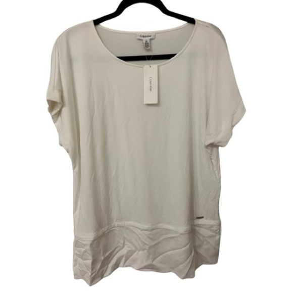 Calvin Klein White Womens top - Picture 1 of 6